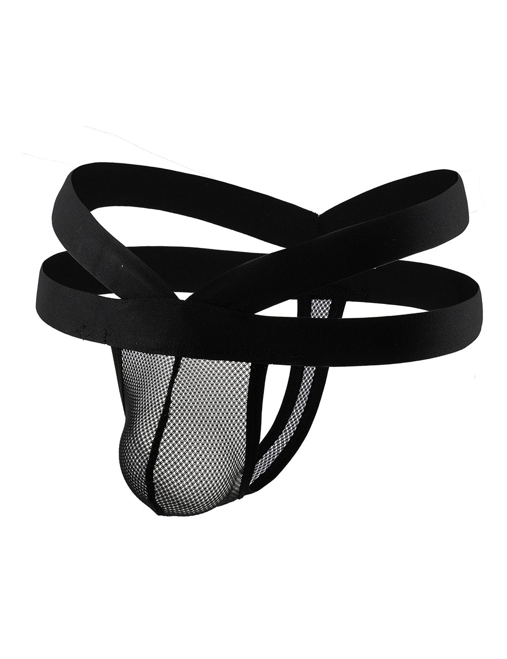 Loveangels Mesh And Strap Men's Thong - Loveangels