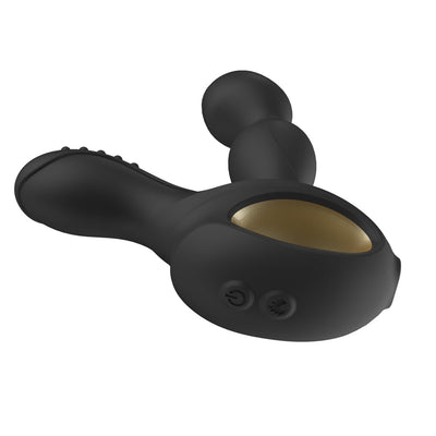 Loveangels Noir Apex Rotating Prostate Massager With Heat and Remote Control - Loveangels