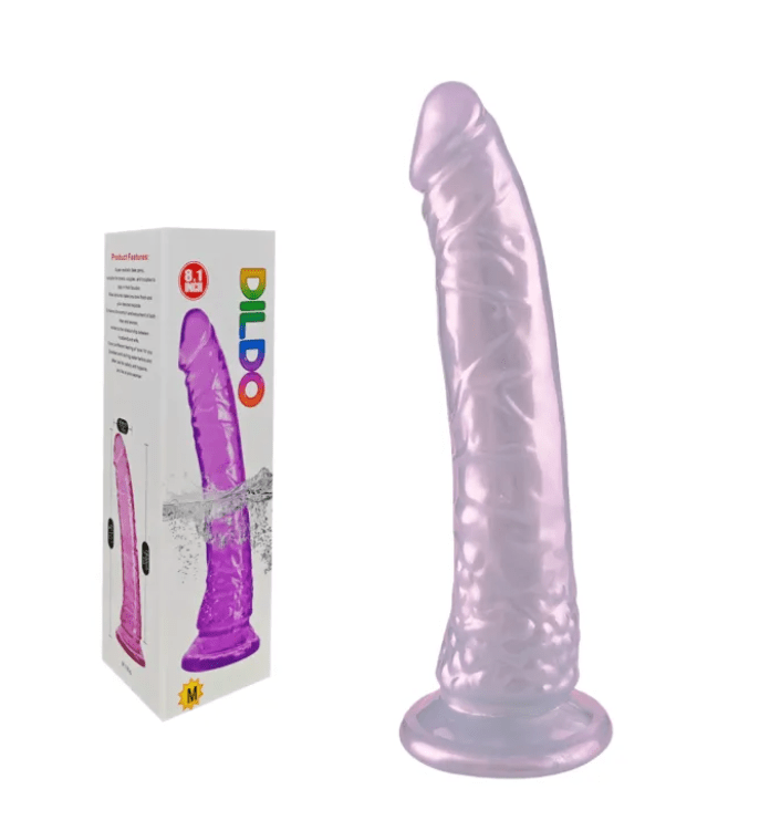 Loveangels Pearl Purple 8.1" Dildo - Loveangels