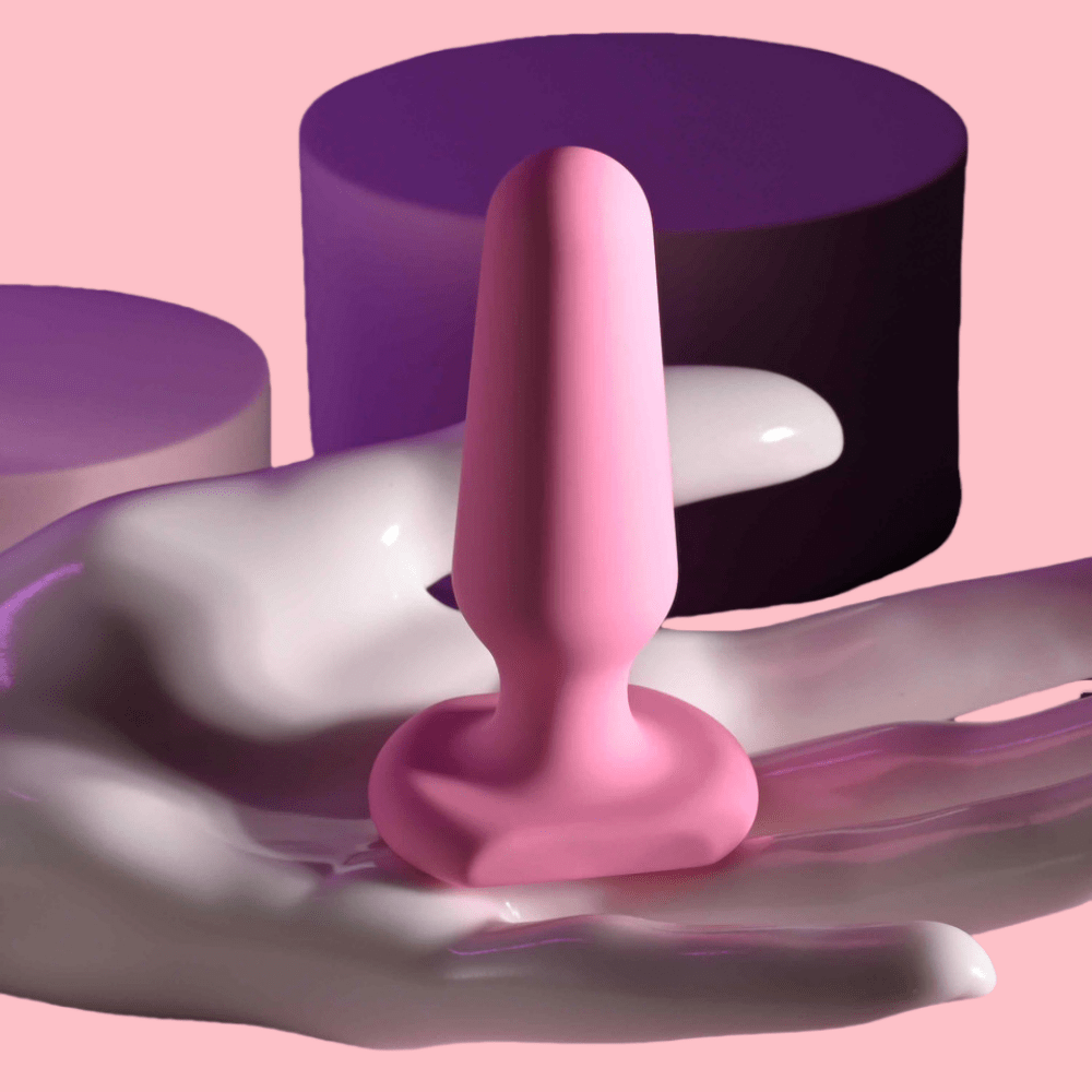 Loveangels Pink Silicone Mini Butt Plug - Loveangels