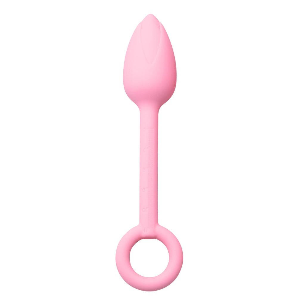 Loveangels Pink Silicone Tulip Bulb Anal Plug Set - Loveangels