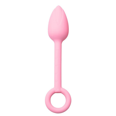 Loveangels Pink Silicone Tulip Bulb Anal Plug Set - Loveangels
