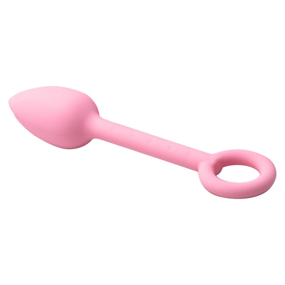 Loveangels Pink Silicone Tulip Bulb Anal Plug Set - Loveangels