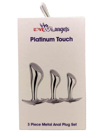 Loveangels Platinum Touch 3pc Anal Plug Set - Loveangels