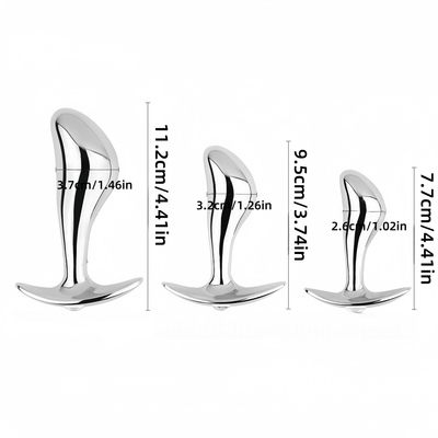 Loveangels Platinum Touch 3pc Anal Plug Set - Loveangels