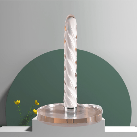 Loveangels Pleasure Swirl Glass Vibrator - Loveangels