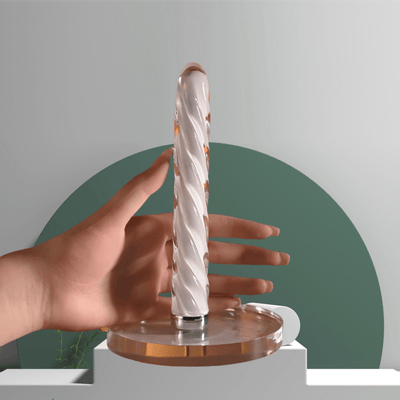 Loveangels Pleasure Swirl Glass Vibrator - Loveangels