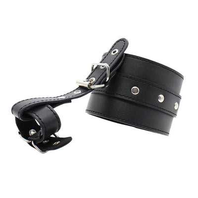 Loveangels PU Leather Adjustable Cuffs With Loops - Loveangels