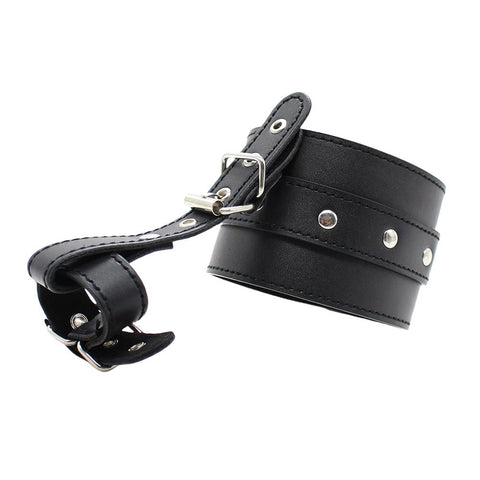 Loveangels PU Leather Adjustable Cuffs With Loops - Loveangels