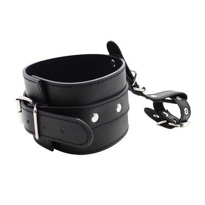 Loveangels PU Leather Adjustable Cuffs With Loops - Loveangels