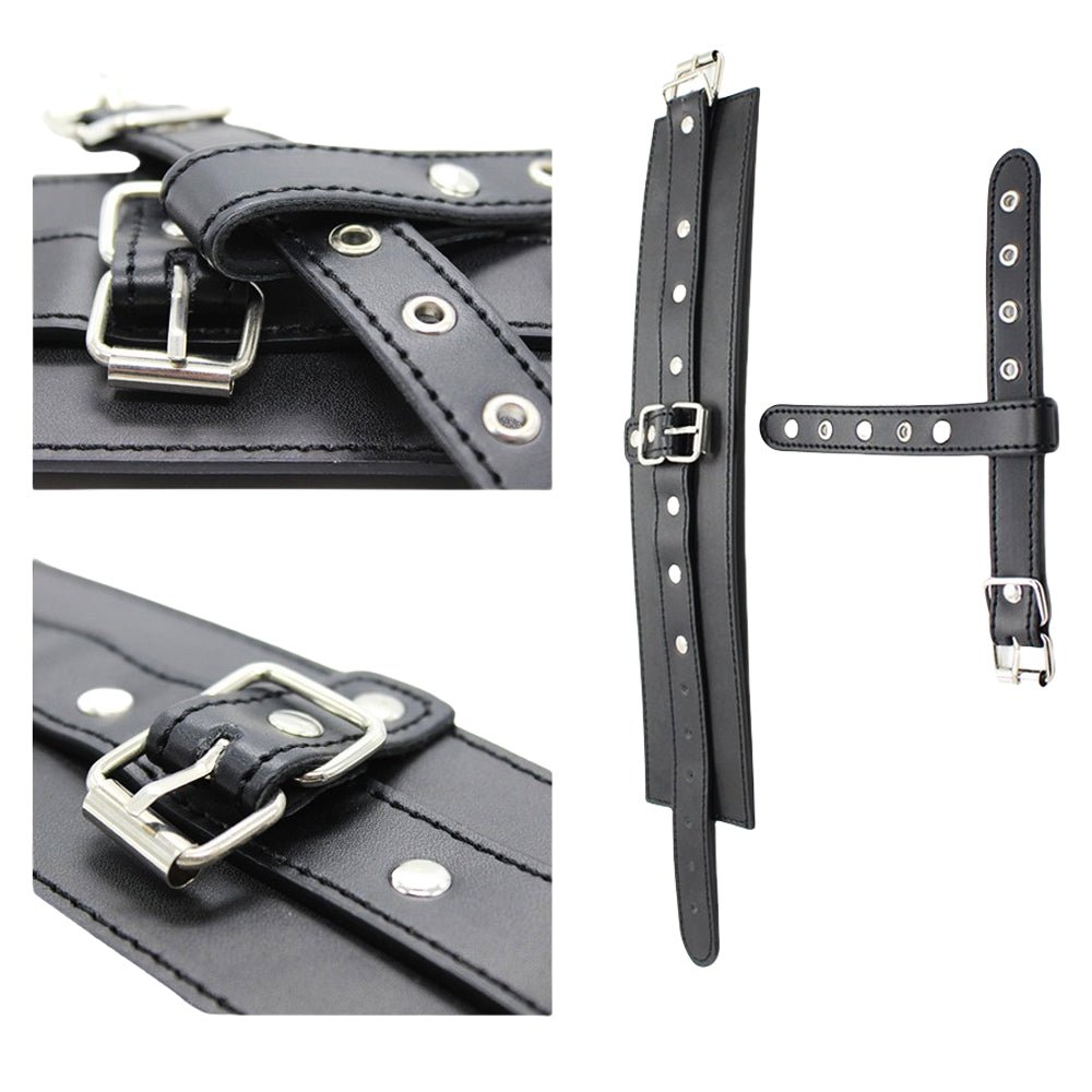 Loveangels PU Leather Adjustable Cuffs With Loops - Loveangels