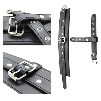 Loveangels PU Leather Adjustable Cuffs With Loops - Loveangels