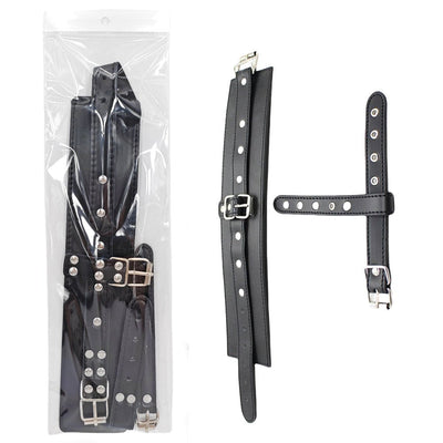 Loveangels PU Leather Adjustable Cuffs With Loops - Loveangels