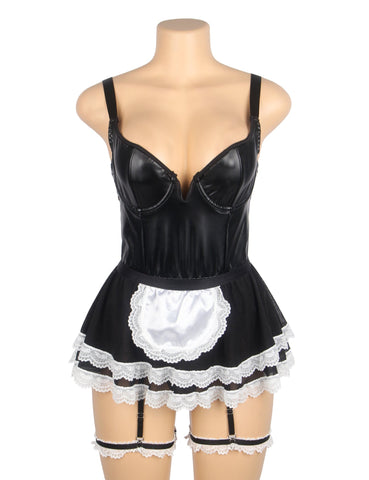 Loveangels PU Maid Costume - Loveangels
