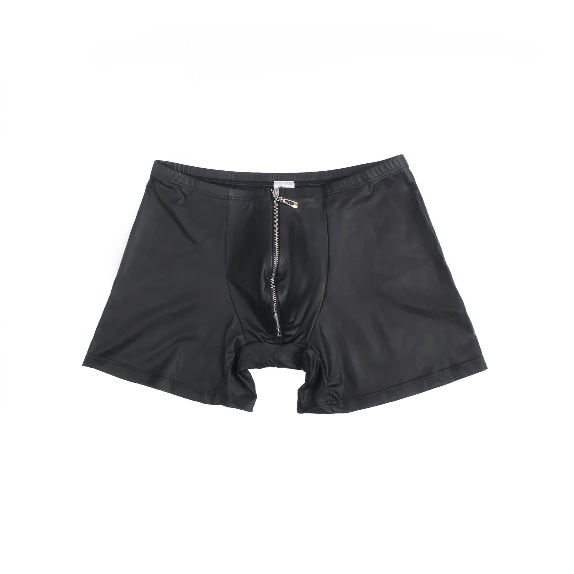Loveangel's PU Men's Short With Zip - Loveangels