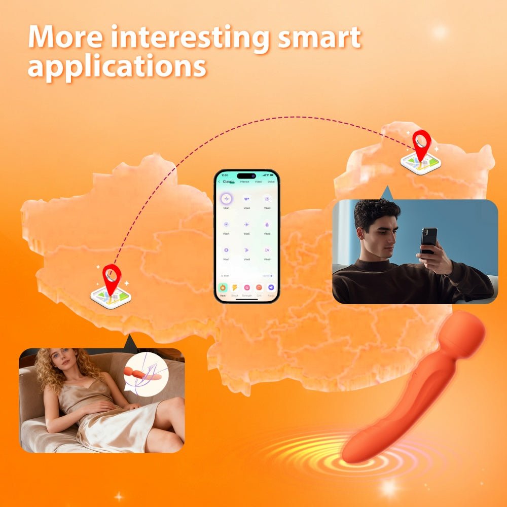 Loveangels PulseSync Pro Dual Ended App Control Wand - Loveangels
