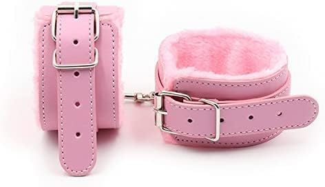 Loveangels Pure Pink Fur Lined Cuffs - Loveangels