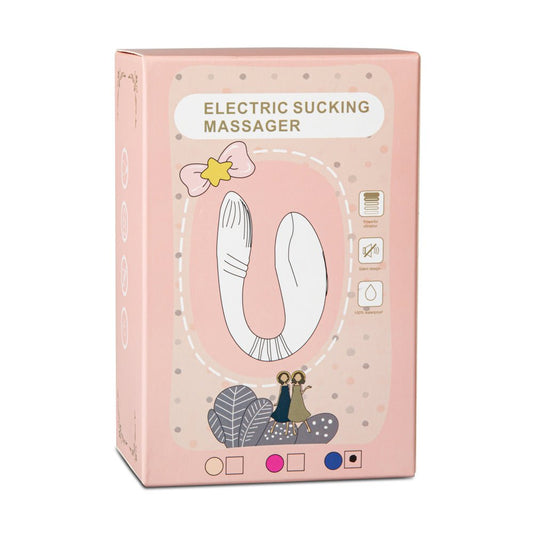 Loveangels Purple Remote Control Couples Vibrator with Air Pulse - Loveangels