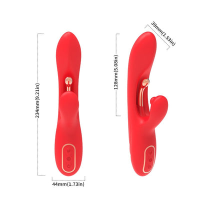 Loveangels Rabbit Vibrator With Targeted Stimulating Gold Arm - Loveangels