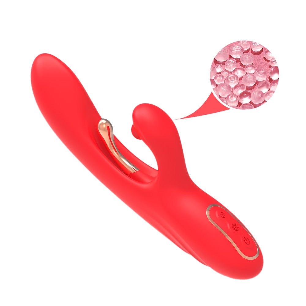 Loveangels Rabbit Vibrator With Targeted Stimulating Gold Arm - Loveangels