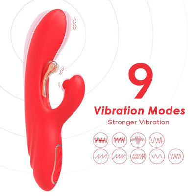 Loveangels Rabbit Vibrator With Targeted Stimulating Gold Arm - Loveangels
