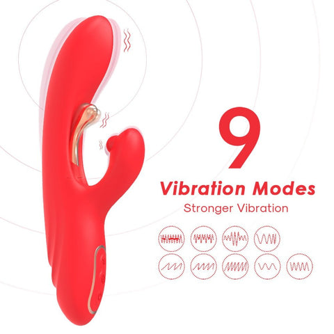 Loveangels Rabbit Vibrator With Targeted Stimulating Gold Arm - Loveangels