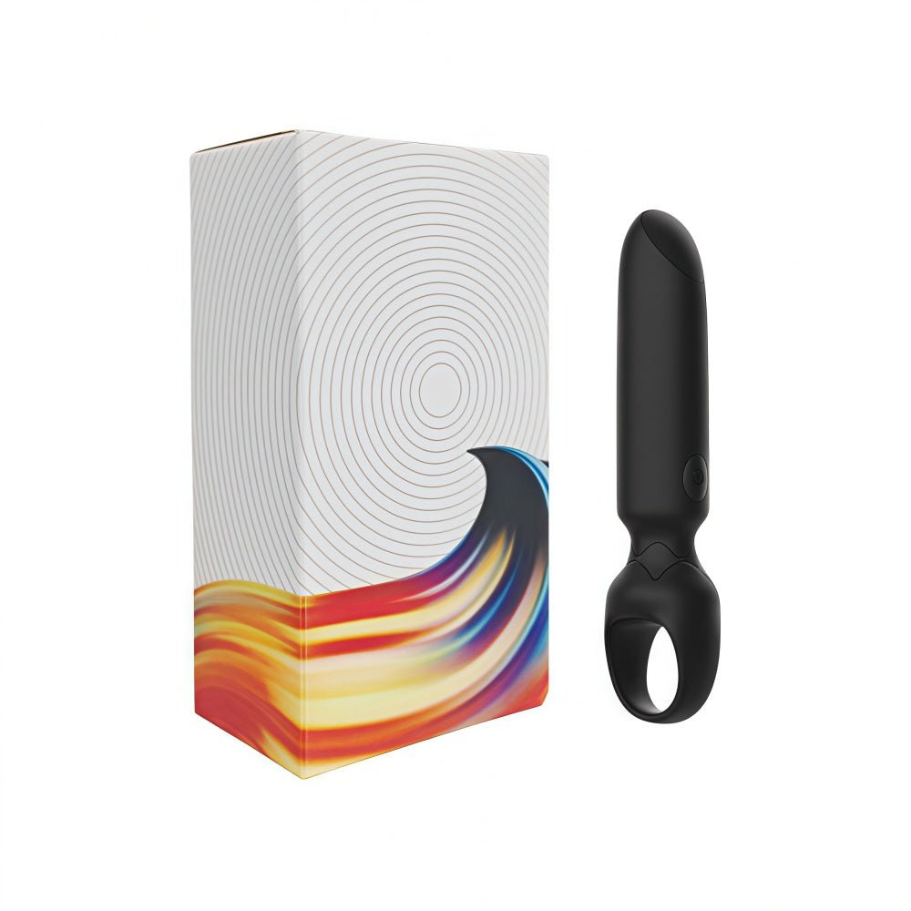 Loveangels Rechargeable Bullet Vibrator With Finger Loop - Loveangels