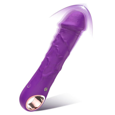 Loveangels Rechargeable Purple Stiffy 7.1" - Loveangels