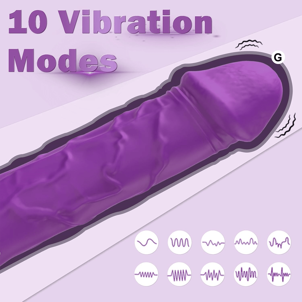 Loveangels Rechargeable Purple Stiffy 7.1" - Loveangels