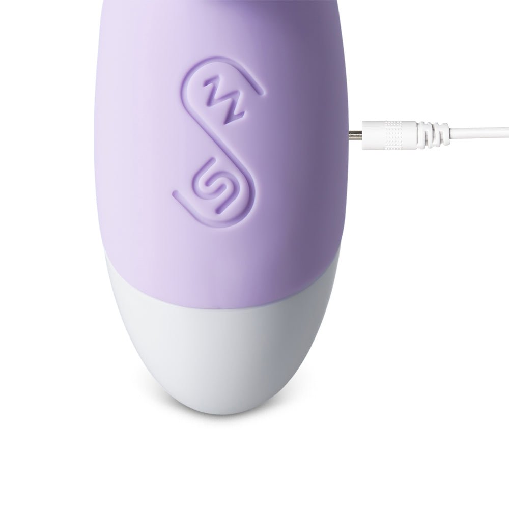 Loveangels Rechargeable Ribbed Silicone Rabbit Vibrator - Loveangels