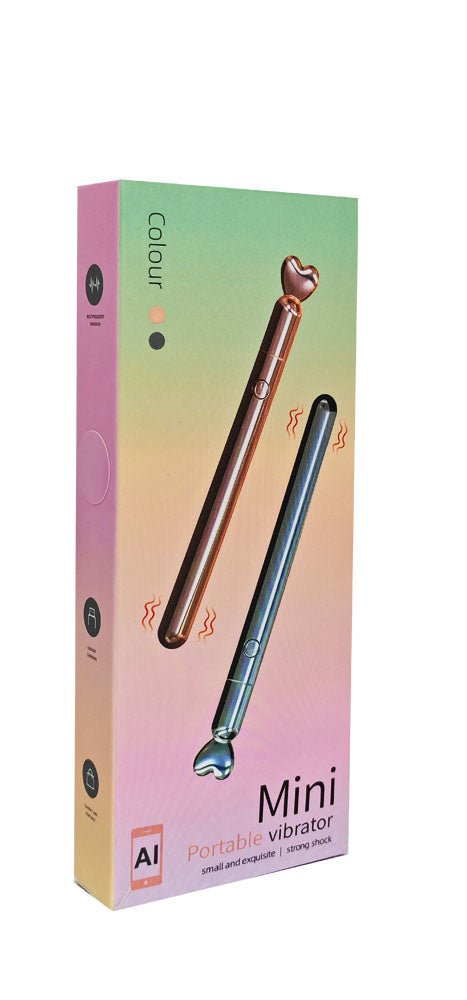 Loveangels Rechargeable Rose Gold Slim Bullet - Loveangels