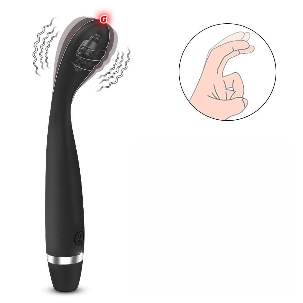 Loveangels Rechargeable Sleek Black G - Spot Vibe - Loveangels