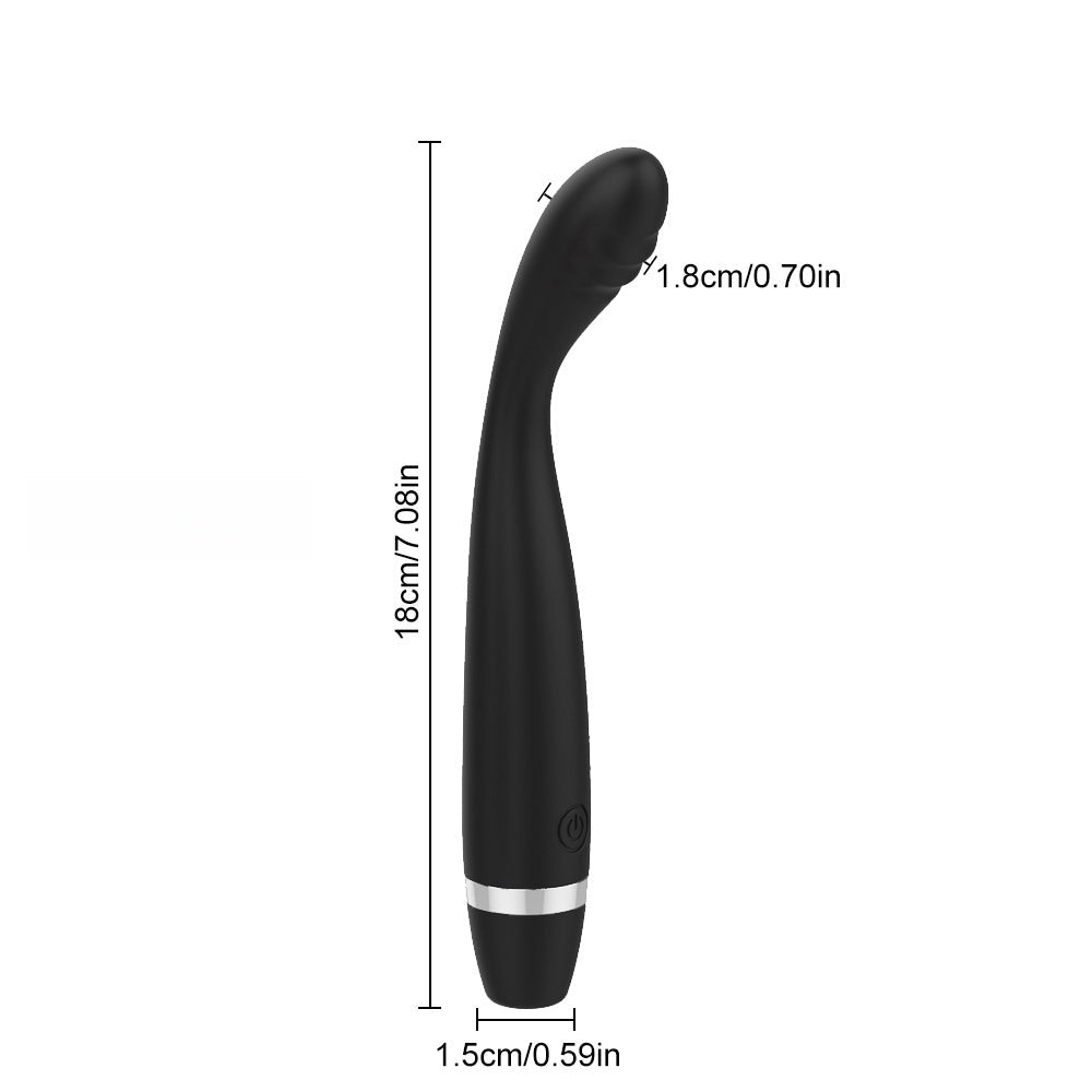 Loveangels Rechargeable Sleek Black G - Spot Vibe - Loveangels