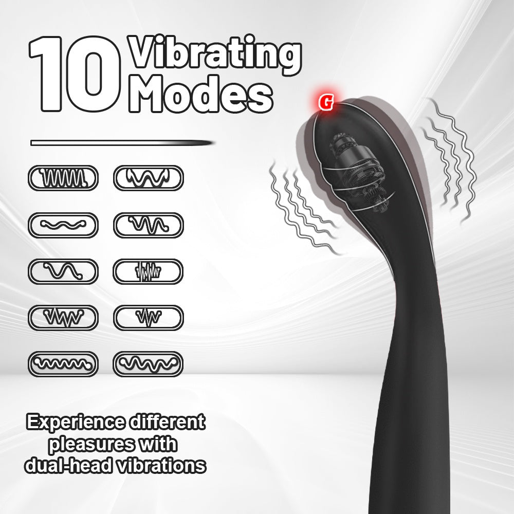 Loveangels Rechargeable Sleek Black G - Spot Vibe - Loveangels