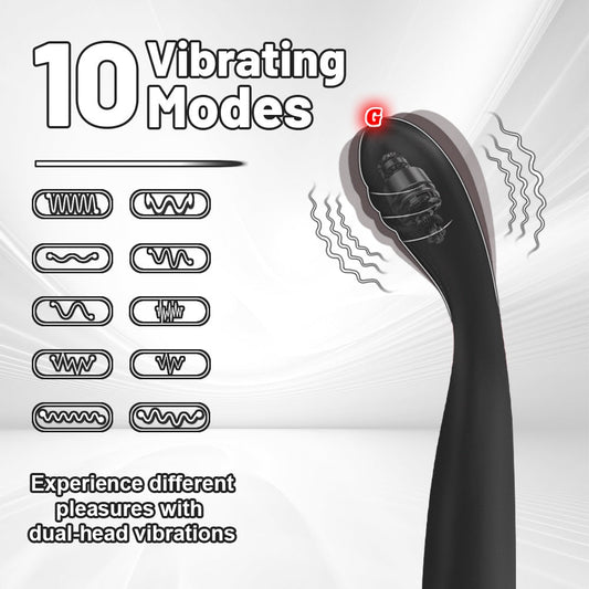 Loveangels Rechargeable Sleek Black G - Spot Vibe - Loveangels