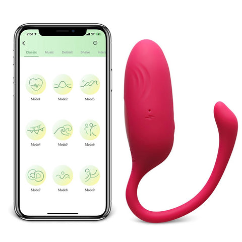 Loveangels Red Orbit App Control Vibrating Egg - Loveangels