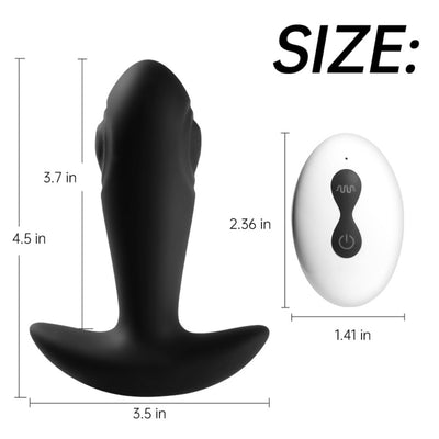 Loveangels Reggie Tapping And Vibrating Anal Plug With Remote - Loveangels