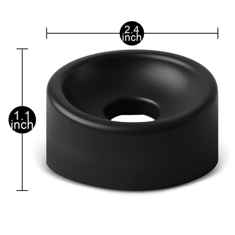 Loveangels Replacement Penis Pump Sleeve - Black Silicone - Loveangels