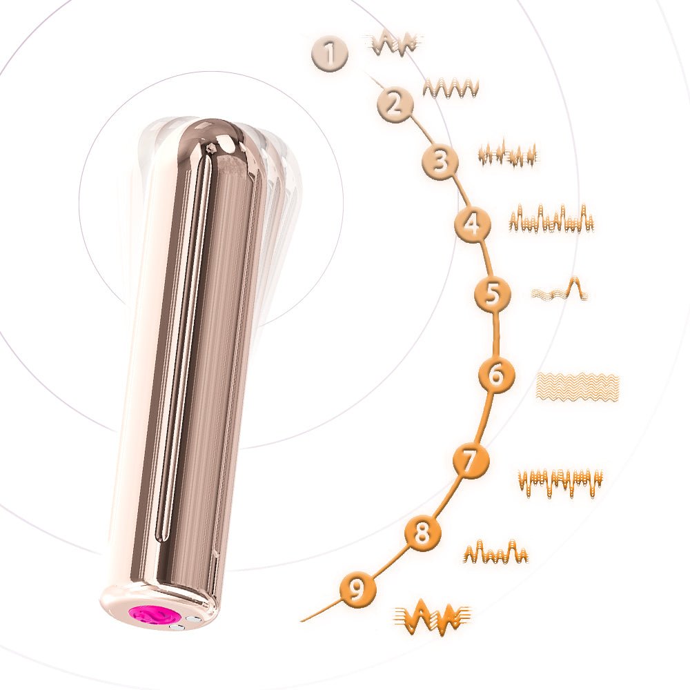 Loveangels Rose Gold Bullet Vibrator - Loveangels