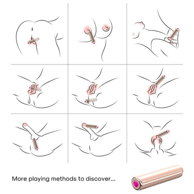 Loveangels Rose Gold Bullet Vibrator - Loveangels