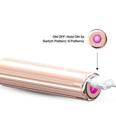 Loveangels Rose Gold Bullet Vibrator - Loveangels