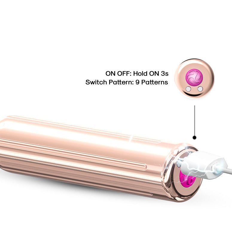 Loveangels Rose Gold Bullet Vibrator - Loveangels