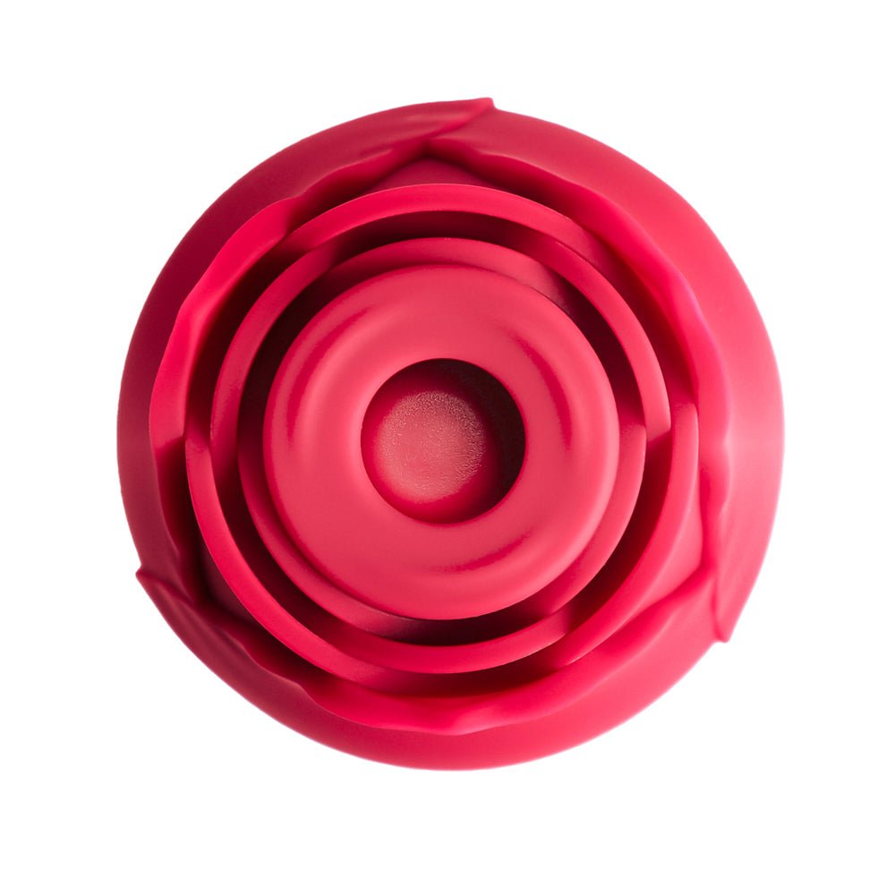 Loveangels Rose Pulse Dual Ended Vibrating Air Pulse And Licker - Loveangels