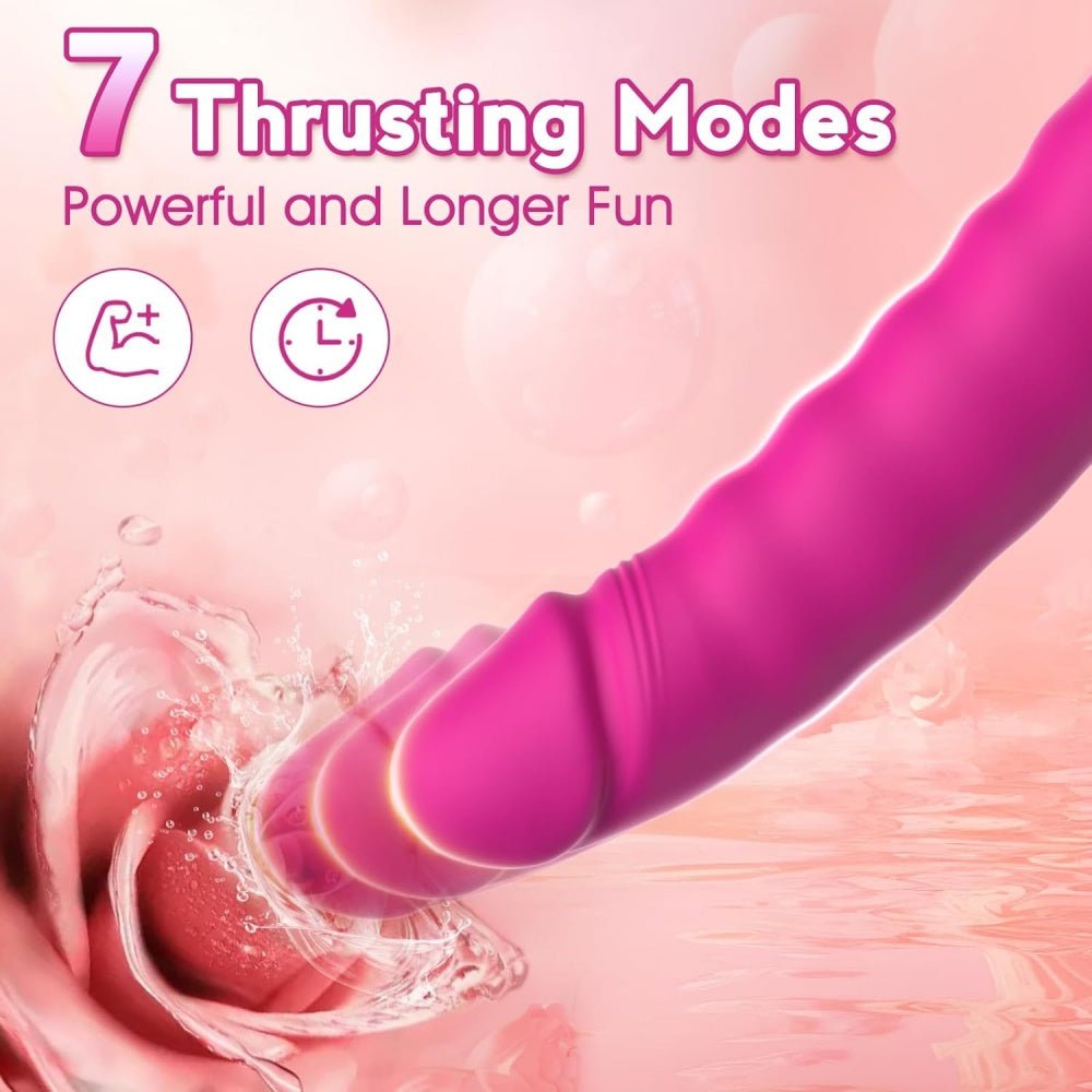 Loveangels Sand Push Thrusting Stiffy Vibrator - Loveangels
