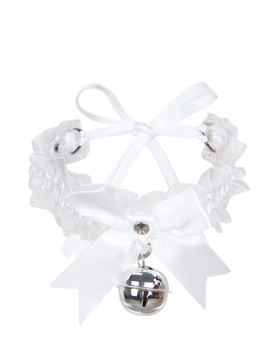 Loveangels Sexy Bow Lace Bell Neck Ring - Loveangels