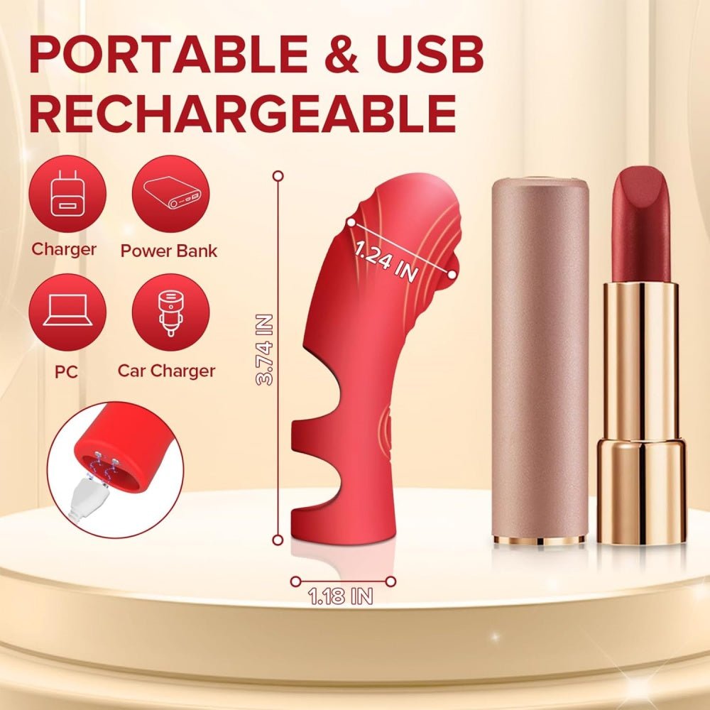 Loveangels Silicone Finger - Grip Vibrator - Loveangels