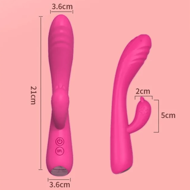 Loveangels Silk Flow Curve Slim Rabbit Vibrator - Loveangels