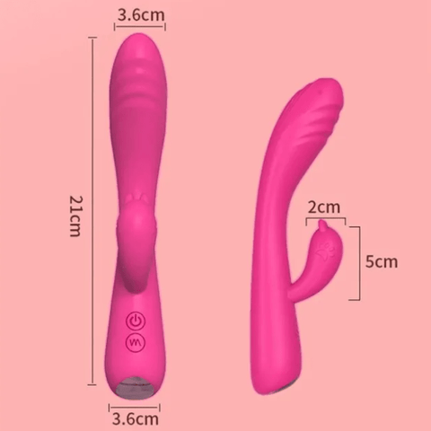 Loveangels Silk Flow Curve Slim Rabbit Vibrator - Loveangels