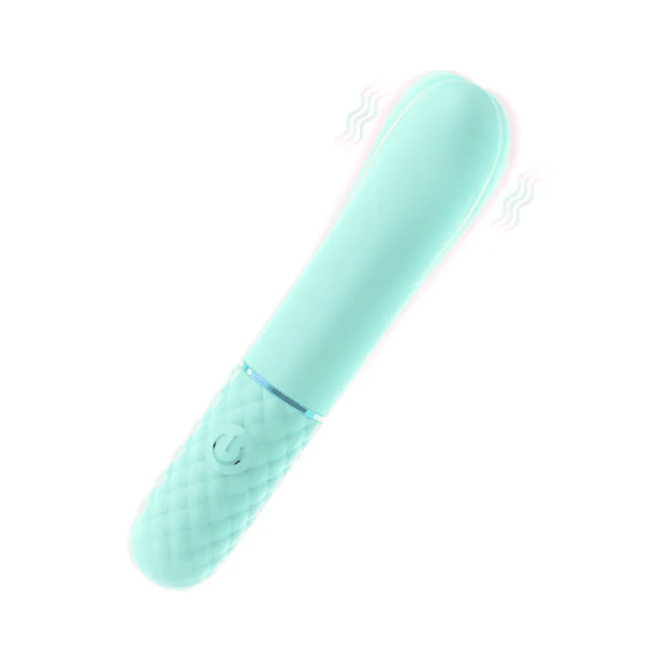 Loveangels Slim Pulse Cyan Bullet Vibrator - Loveangels