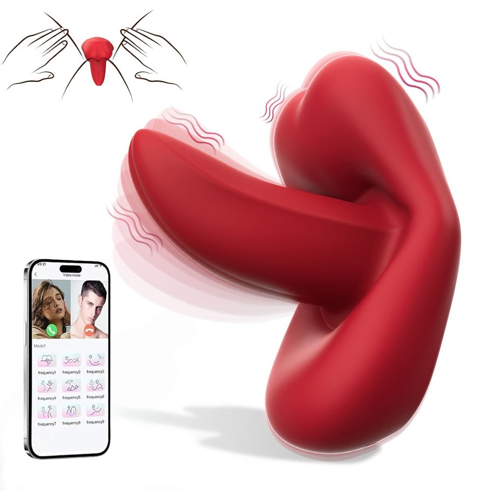 Loveangels Smart Lick App Control Tongue Licking Vibrator - Loveangels